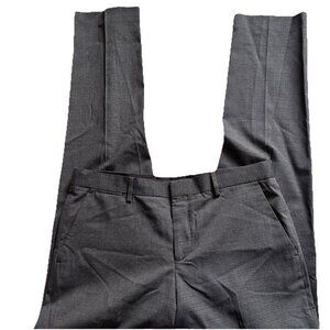 Express Gray Dress Pants Size 32 X 34 Slim Stretch Wool Blend